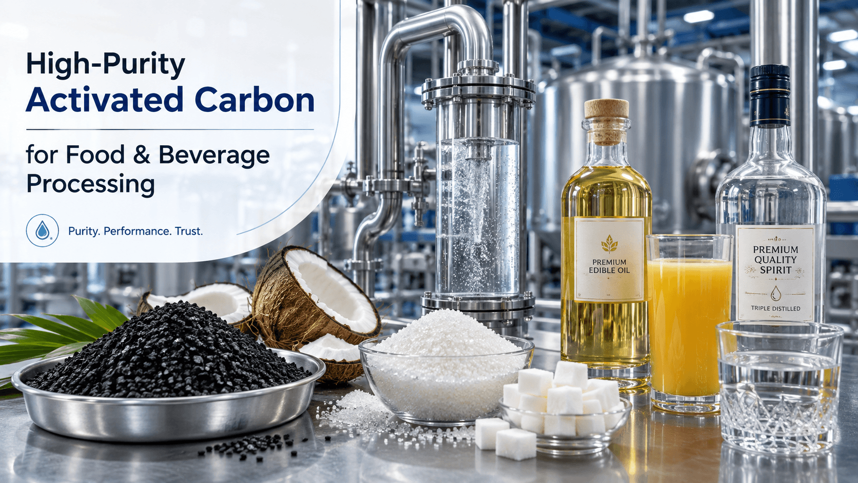 High-Purity Activated Carbon Becomes a Game-Changer in Food and Beverage Processing